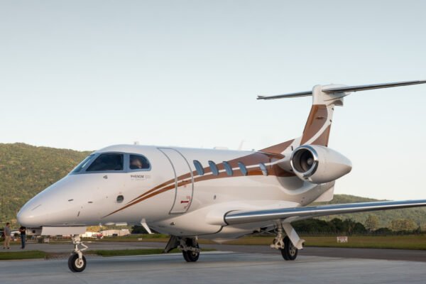 O modelo escolhido para essa nova etapa e o Phenom 300E da Embraer um dos jatos executivos mais avancados da categoria. Foto por Paulo Hintz Growth Global