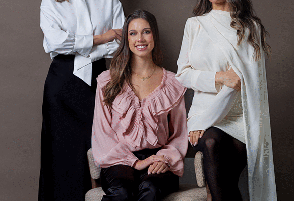 Marinize Paszko Gabriela Schwamberger e Cintia Sarturi socias do Sarturi Advogados. Foto Luara Villar Growth Global