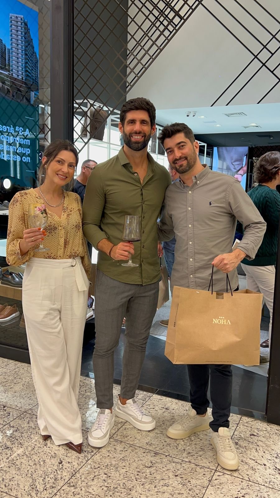 Xenia Karrer Simon Carrazzone e Diego Silva