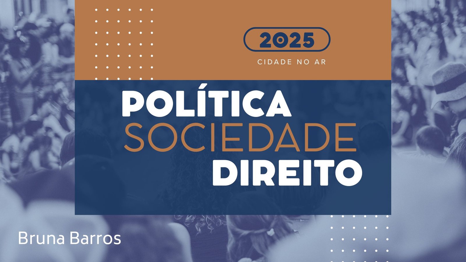 Apresentacao Politicas Publicas Modular Azul e Marrom