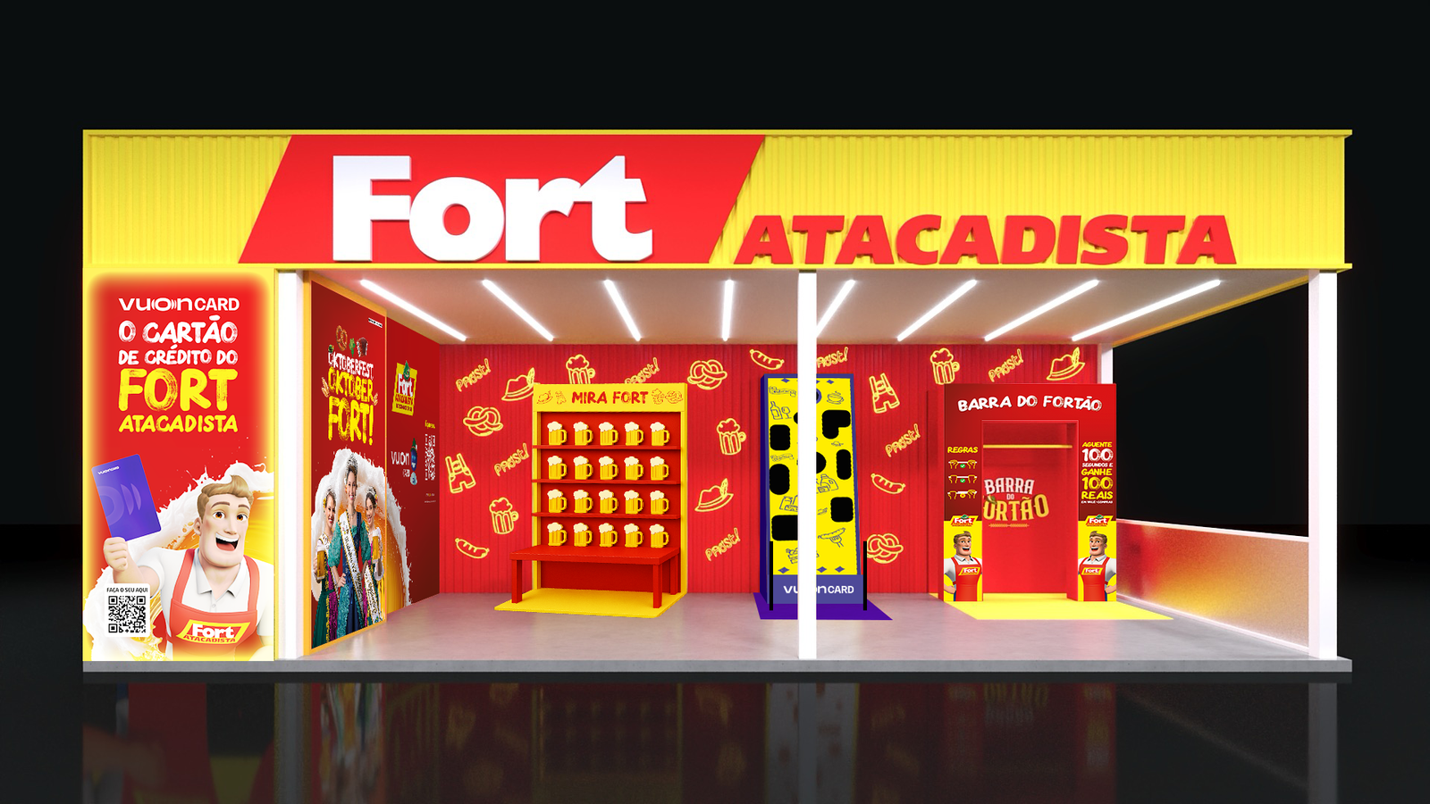 Projeto Arena Fort Atacadista na Oktoberfest Blumenau 2025