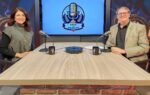 A jornalista Analice Nicolau e Claudio Golcalves