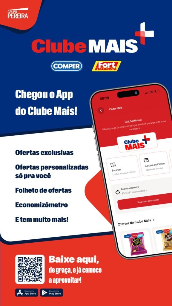 Clube Mais ganha aplicativo com ofertas personalizadas e acompanhamento da economia nas compras 2 Grupo Pereira lanca aplicativo Clube Mais