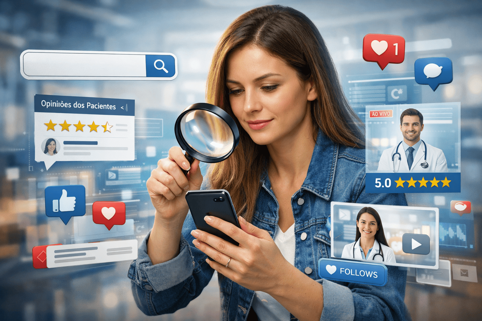 Da consulta ao clique: como o paciente moderno escolhe seu médico em 2026