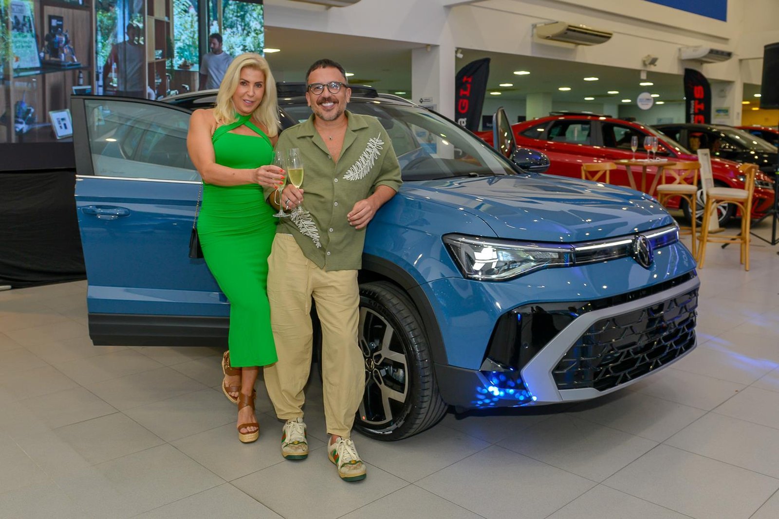 Em Itajaí, evento marca o lançamento do novo Taos, na Promenac Praia Brava