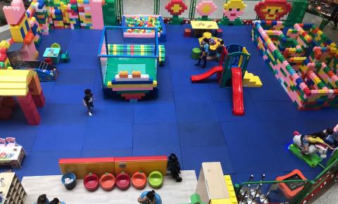 Mundo dos Blocos promete diversão para a criançada no São Bernardo Plaza Shopping