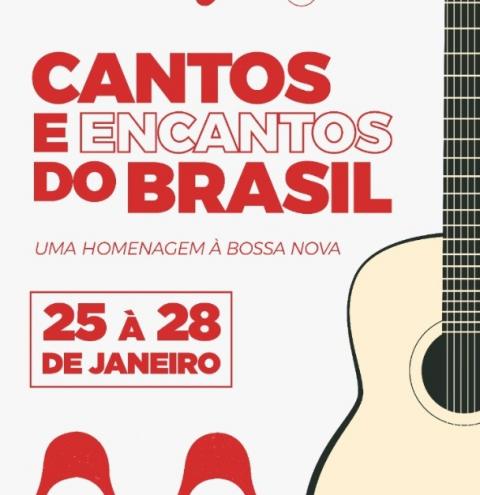 Bossa Nova Mall homenageia músicos brasileiros com a programação especial Cantos e Encantos do Brasil