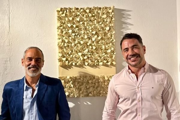 Alexei Waichenberg com Gustavo Perino do Givoa Arts Consulting,