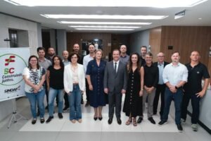 Diretoria do Sindaf-SC e filiados -crédito- Ricardo Wolffenbütte