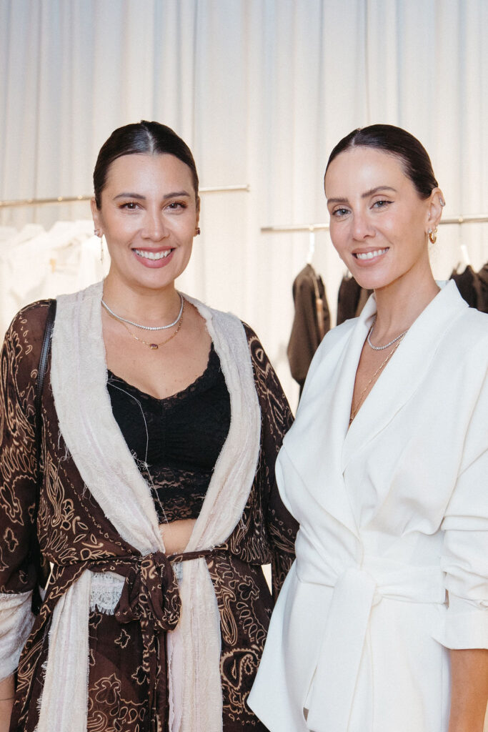 Marca que veste celebridades abre as portas em BC 5 Meganni Corbasi e Martina Hasse