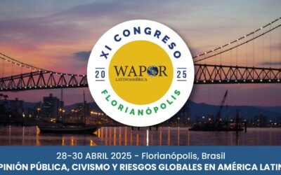 Congresso Latino-americano WAPOR reunirá pesquisadores de mais de 15 países em Florianópolis Logo Congresso 2025