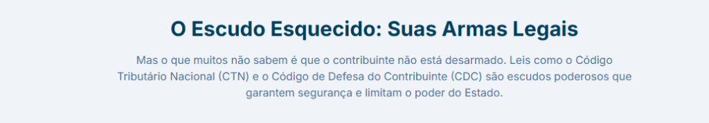 A Batalha Silenciosa: Como o Contribuinte Vence o Gigante Tributário 3 image 1
