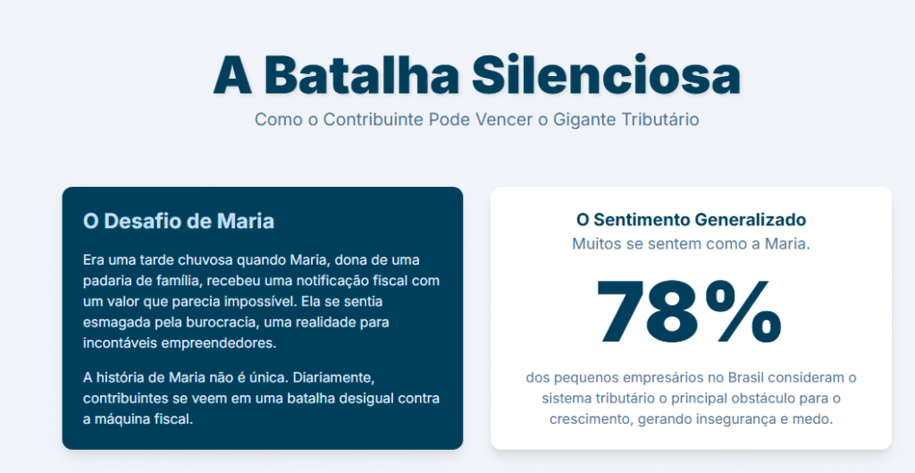 A Batalha Silenciosa: Como o Contribuinte Vence o Gigante Tributário 2 image