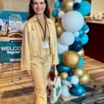 A medica catarinense Debora Cadore no congresso Hair Health Summit em Chicago nos EUA na ultima semana foto Divulgacao