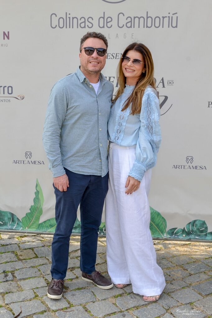 Alex Ferrer estreia com sucesso a sua “Feijoada do Ferrer”, em Balneário Camboriú 3 Promotor de justica Cesar Engel e Aline Comelli