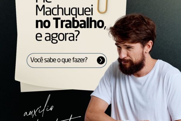 Me Machuquei no Trabalho, e Agora? (Acidente de Trabalho) Auxilio Acidente Advocacia