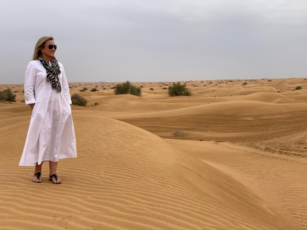 Carol Spengler: uma trajetória de reinvenção, propósito e paixão por viajar 5 Carol Spengler em uma de suas muitas viagens pelo mundo