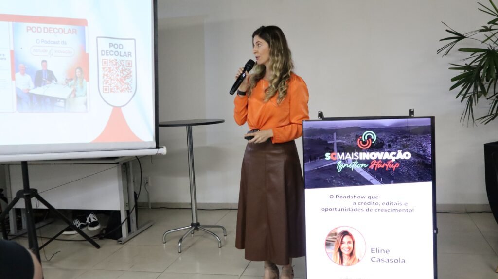 Empreendedores de Lages conhecem linhas de crédito de SC 7 Eline Casasola Lages 30OUT25