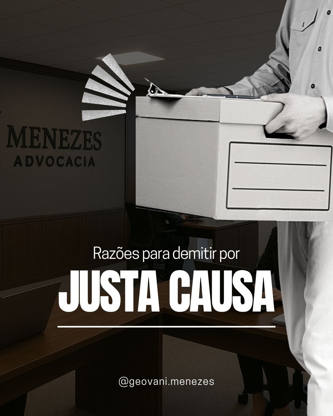 Instagram Advogado Trabalho Azul e laranja