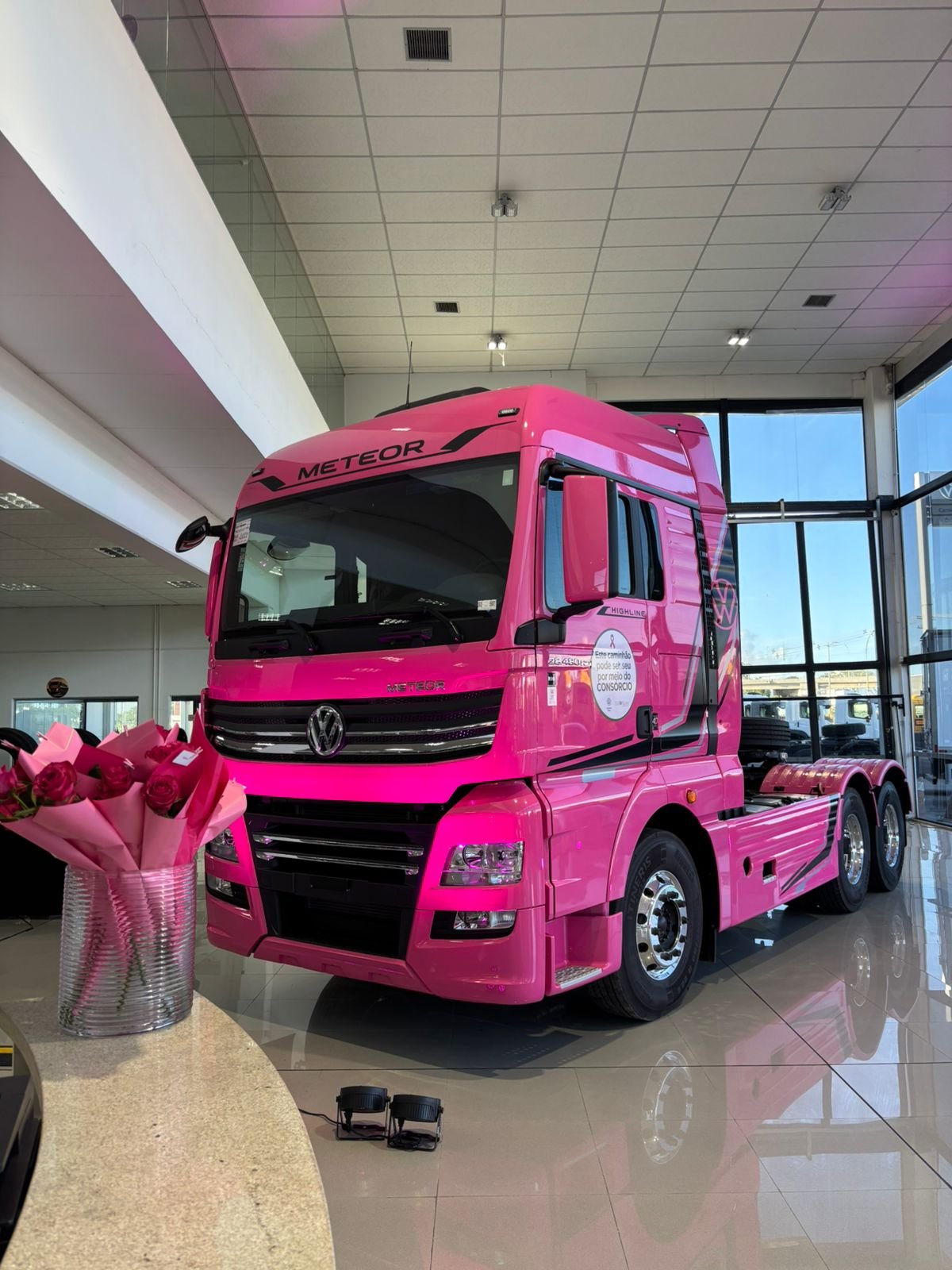 R.F. Caminhões celebra 40 anos de história com ação especial do Outubro Rosa e doação à Rede Feminina de Combate ao Câncer de Palhoça 1 Meteor4