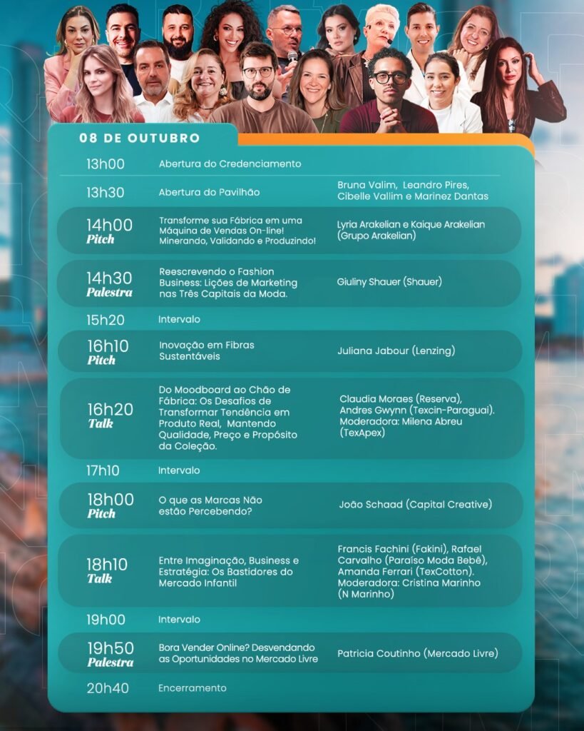 ONDM Brasil retorna a Balneário Camboriú em edição especial de 10 anos 3 Programacao dia 8 de outubro quarta feira ONDM Brasil